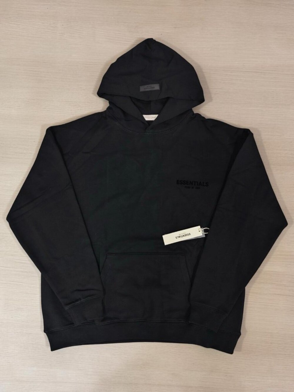 Black Essentials Hoodie Fear Of God SS22 FOG Size (S)